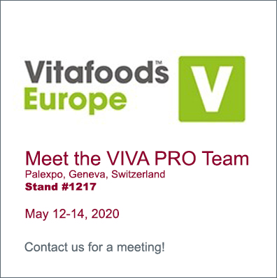 Meet the VIVA PRO Team at Vitafoods Europe